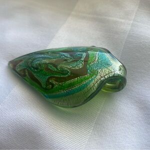 Marano glass Green and Blue Pendant